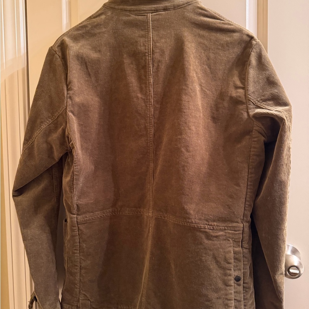 Men's Olive and Khaki Military Jacket - Picture 2 of 7